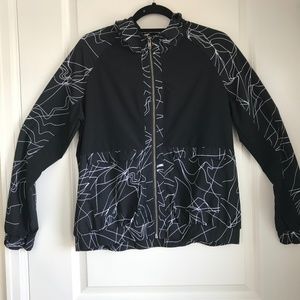 Fabletics Zip-Up Graphic Print Jacket Activewear